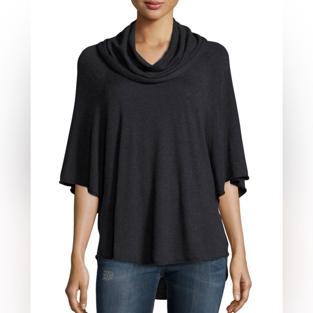 NWT- Joie 'Celia' Cowl Neck Pullover Sweater Heather Charcoal - Size Medium